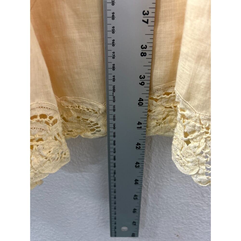 TALBOTS Petites IRISH LINEN Sheath Dress Size 2 Yellow Quite Luxury‎ Minamilist - Picture 7 of 11